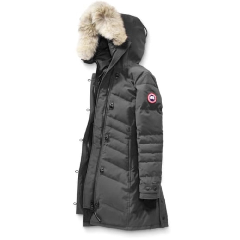 canada goose lorette parka 2090l66 graphite XS NWT real fur